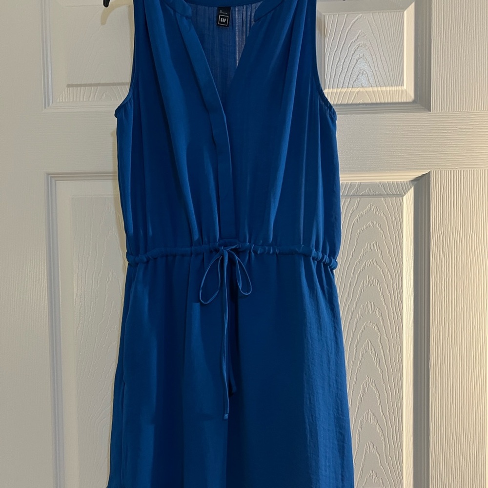 GAP Blue Sleeveless Dress